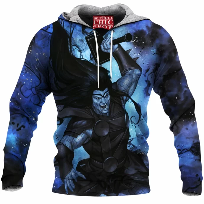 Black Thor Fleece Hoodie