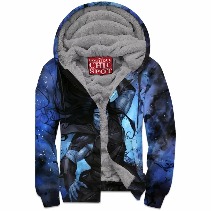 Black Thor Zip Fleece Hoodie