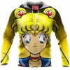 Anime Fleece-Hoodie, Sailor Moon Fleece-Hoodie