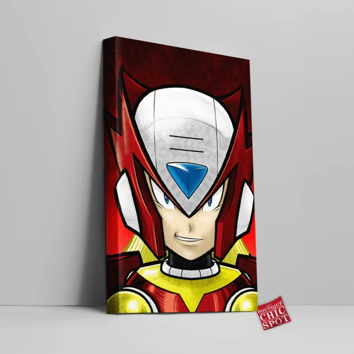 Mega Man Zero Canvas Wall Art