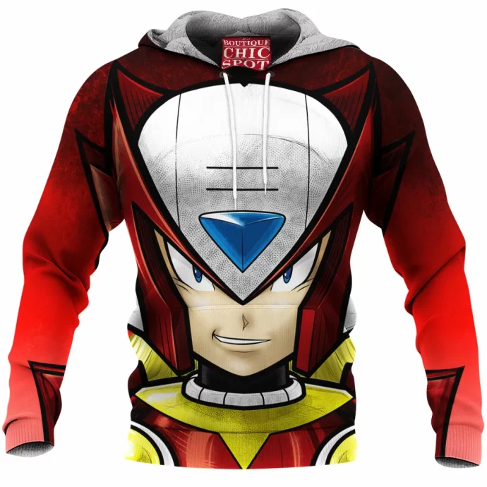 Mega Man Zero Fleece Hoodie