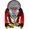 Game Zip-Fleece-Hoodie, Megaman Zip-Fleece-Hoodie, Megaman Zero Zip-Fleece-Hoodie
