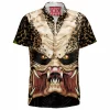 Horror Hawaiian-Shirt, Predator Hawaiian-Shirt, Sci-Fi Hawaiian-Shirt