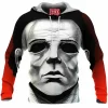 Halloween Fleece-Hoodie, Horror Fleece-Hoodie, Michael Myers Fleece-Hoodie