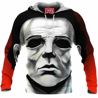 Halloween Fleece-Hoodie, Horror Fleece-Hoodie, Michael Myers Fleece-Hoodie