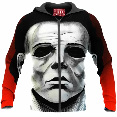 Halloween Zip-Hoodie, Horror Zip-Hoodie, Michael Myers Zip-Hoodie