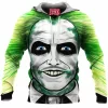 Beetlejuice Fleece-Hoodie, Horror Fleece-Hoodie