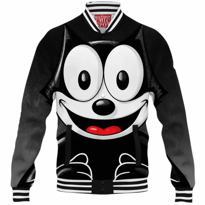 Felix The Cat Baseball Jacket