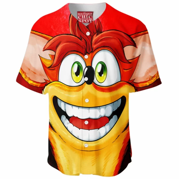 Crash Bandicoot Baseball Jersey