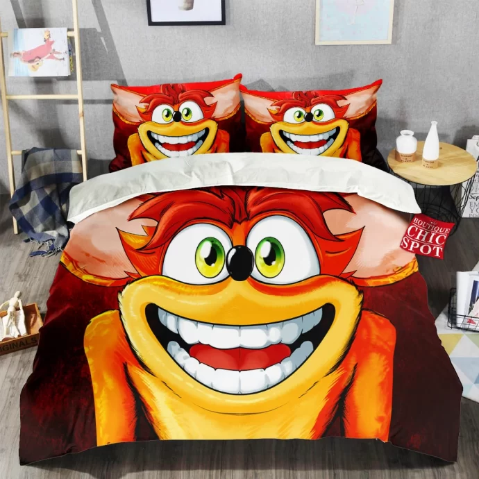 Crash Bandicoot Bedding Set