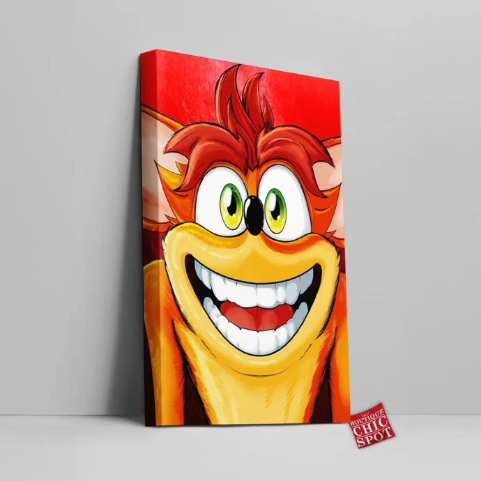 Crash Bandicoot Canvas Wall Art