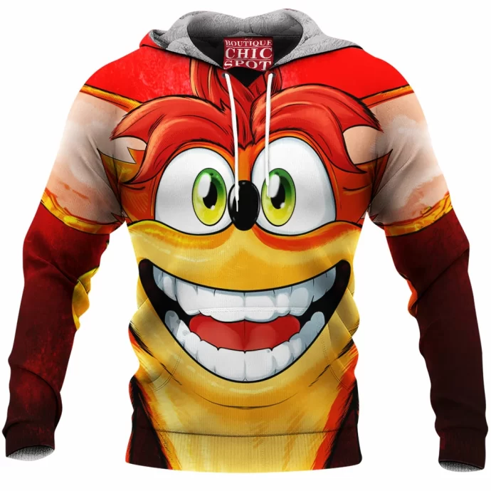 Crash Bandicoot Fleece Hoodie