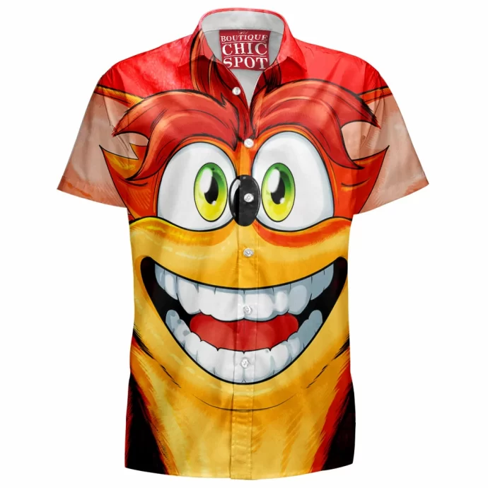 Crash Bandicoot Hawaiian Shirt