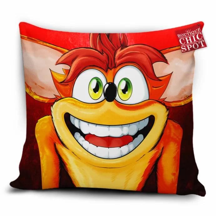 Crash Bandicoot Pillow Cover