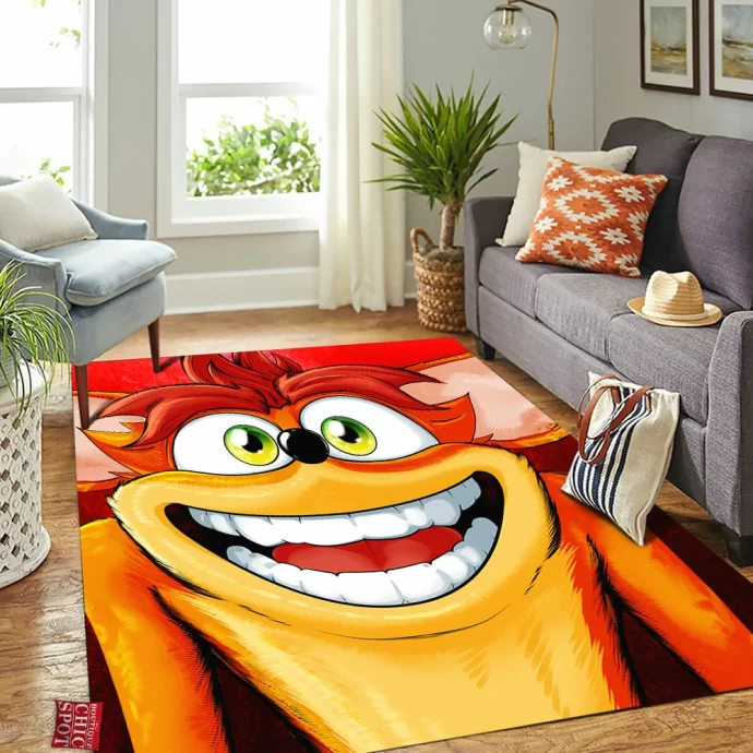 Crash Bandicoot Rectangle Rug