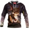 Anime Fleece-Hoodie, Pokemon Fleece-Hoodie, Raichu Fleece-Hoodie