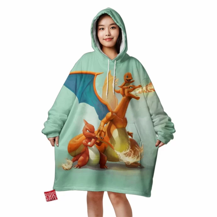 Charizard Blanket Hoodie