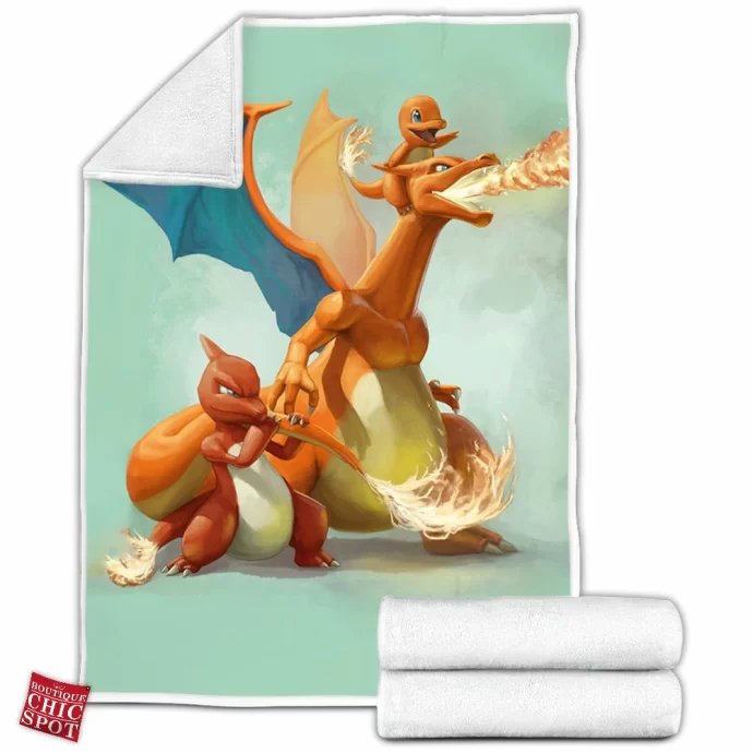 Charizard Fleece Blanket