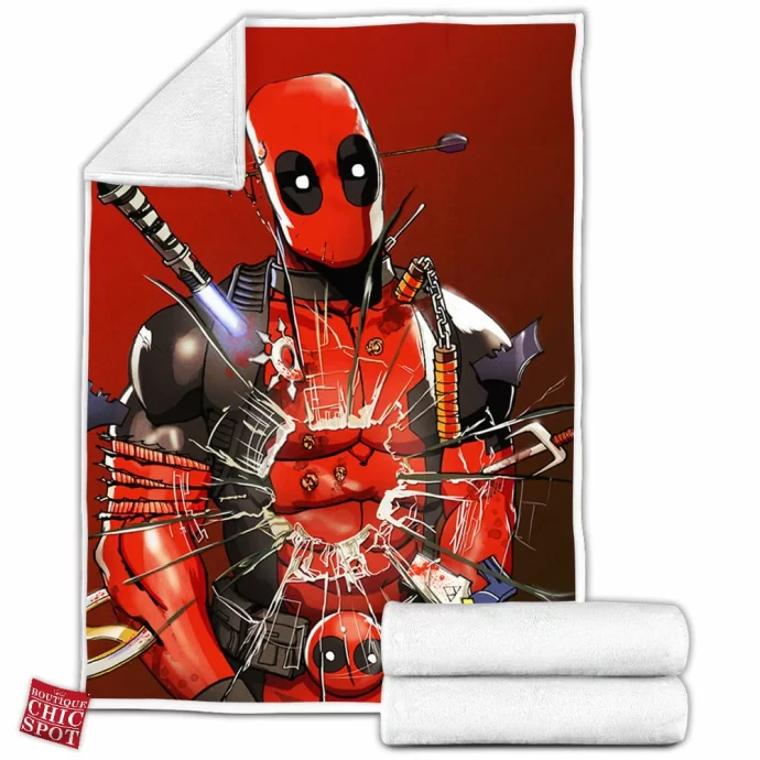 Deadpool Fleece Blanket