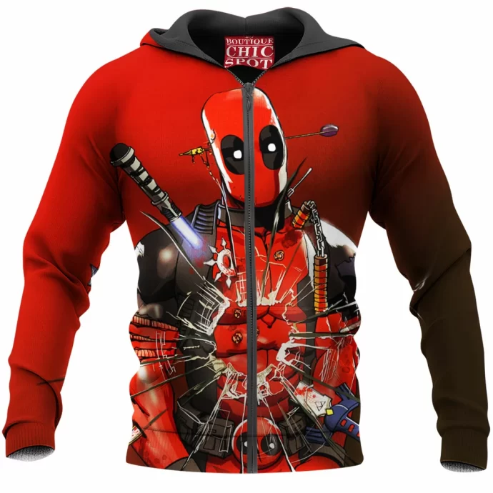 Deadpool Zip Hoodie