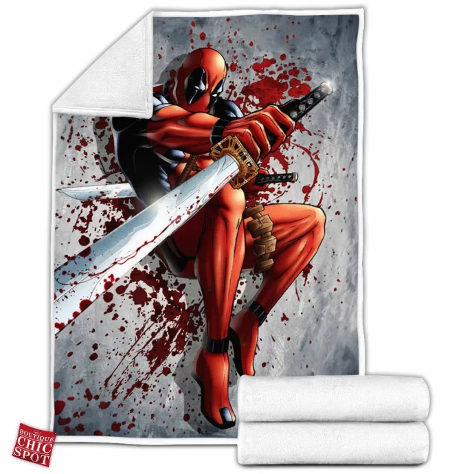 Deadpool Fleece Blanket