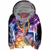 Anime Zip-Fleece-Hoodie, Dragon Ball Zip-Fleece-Hoodie, Oozaru Zip-Fleece-Hoodie