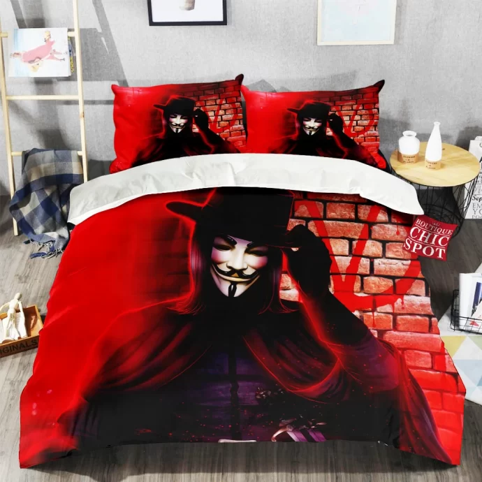 V For Vendetta Bedding Set