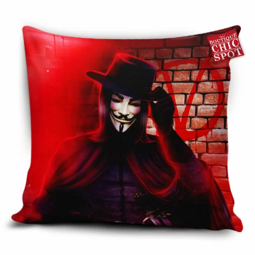 V For Vendetta Pillow Cover