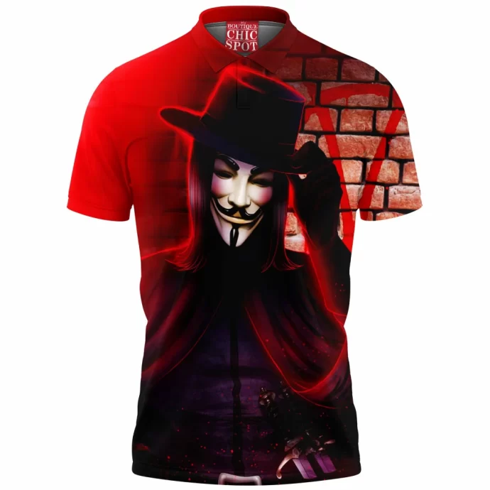 V For Vendetta Polo Shirt