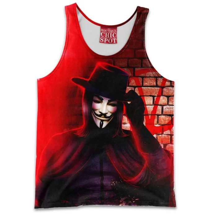 V For Vendetta Tank Top