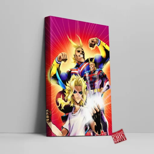 All Might Canvas Wall Art