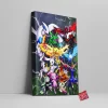Pokemon Legendary Canvas Wall Art
