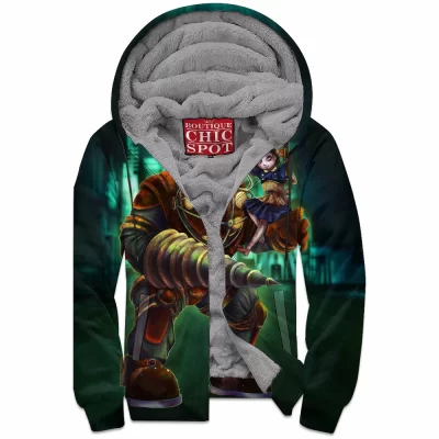 BioShock Zip-Fleece-Hoodie, Game Zip-Fleece-Hoodie