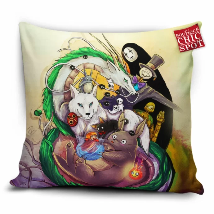 Studio Ghibli Pillow Cover