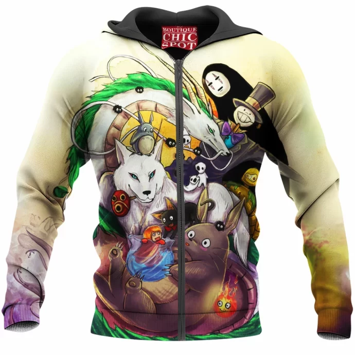 Studio Ghibli Zip Hoodie