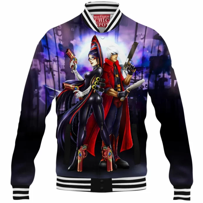 Bayonetta And Dante Baseball Jacket