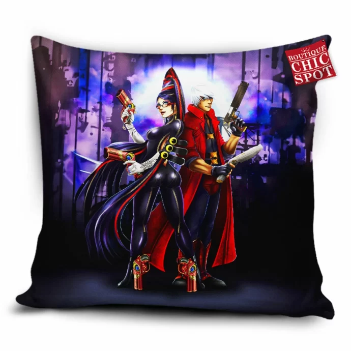 Bayonetta And Dante Pillow Cover