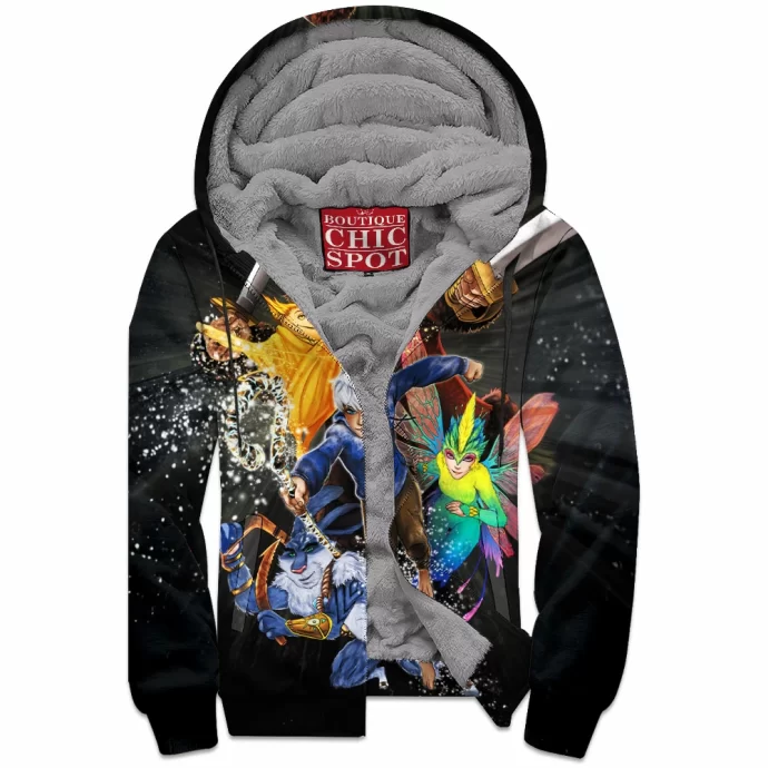 Rise Of The Guardians Zip Fleece Hoodie