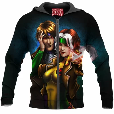 Comic Zip-Hoodie, Rogue Zip-Hoodie