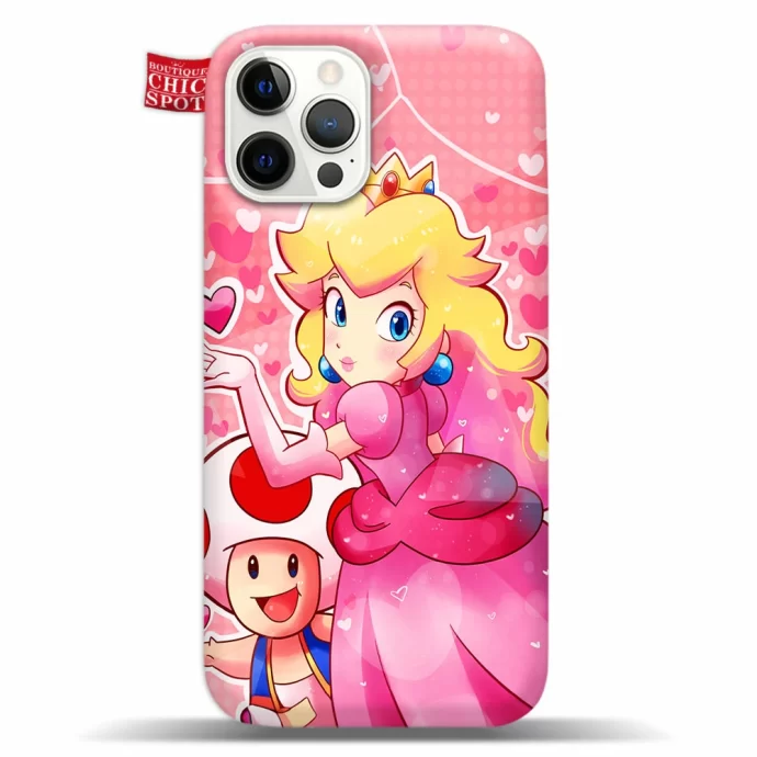 Princess Peach And Toad Phone Case Iphone