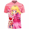 Game Polo Shirt, Rosalina Polo Shirt, Mario Polo Shirt, Princess Peach Polo Shirt, Toad Polo Shirt