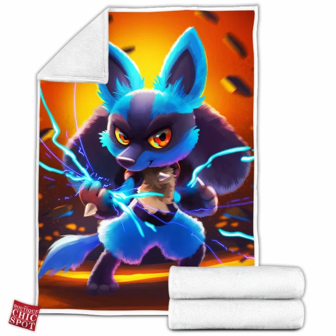 Lucario Fleece Blanket