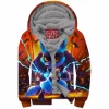 Anime Zip-Fleece-Hoodie, Lucario Zip-Fleece-Hoodie, Pokemon Zip-Fleece-Hoodie