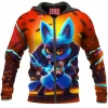 Anime Zip-Hoodie, Lucario Zip-Hoodie, Pokemon Zip-Hoodie
