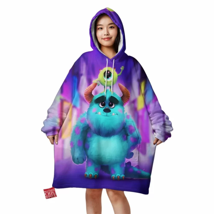 Monsters Inc Blanket Hoodie