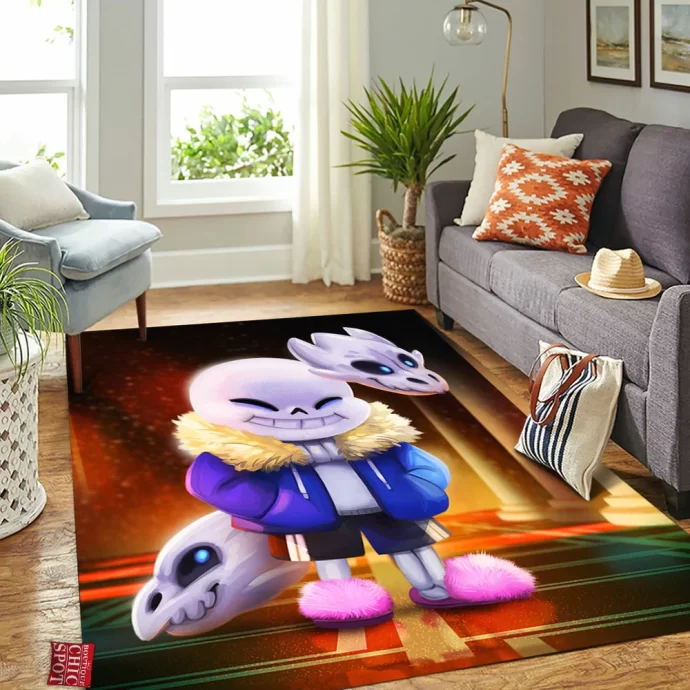 Sans From Undertale Rectangle Rug