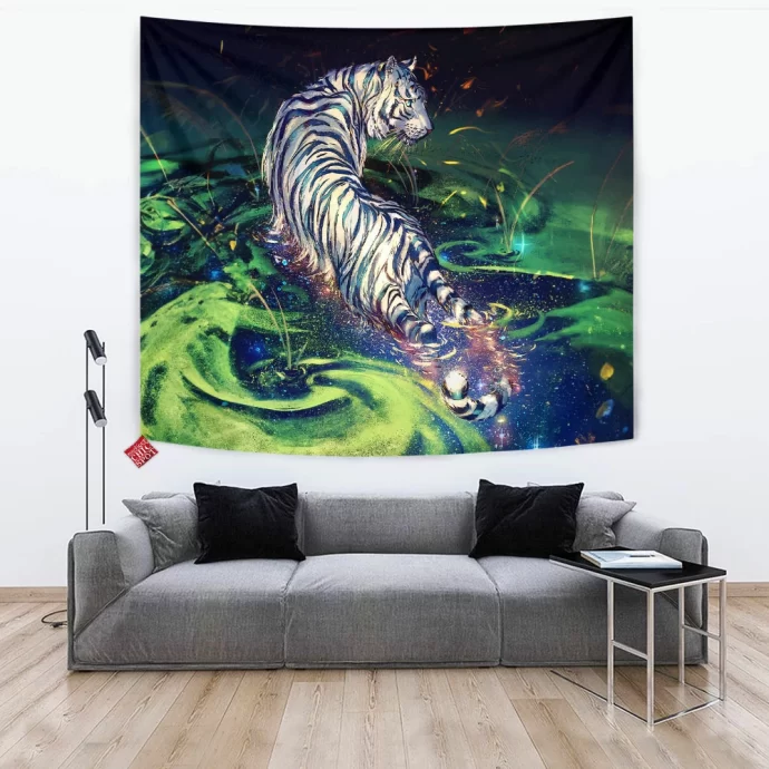 Cloud Breaker Tiger Tapestry