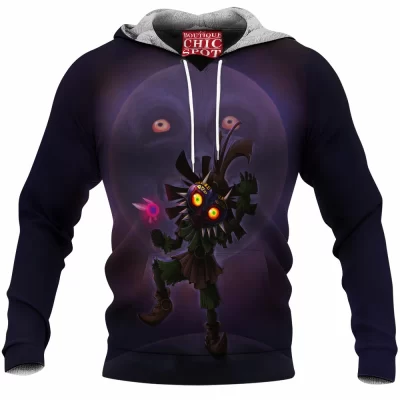 Game Fleece-Hoodie, The Legend of Zelda Fleece-Hoodie, Majoras Mask Fleece-Hoodie