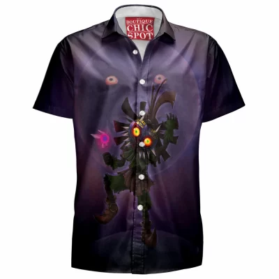 Game Hawaiian-Shirt, The Legend of Zelda Hawaiian-Shirt, Majoras Mask Hawaiian-Shirt