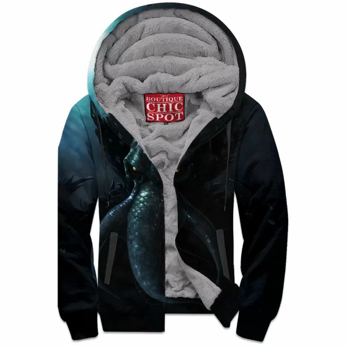 Illithid Zip Fleece Hoodie